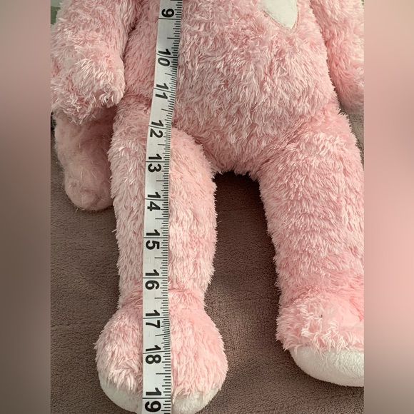 Build A Bear Sassy Kitty Cat Plush *MEOWS* Pink Stuffed Animal BABW 18" Heart - Picture 9 of 10